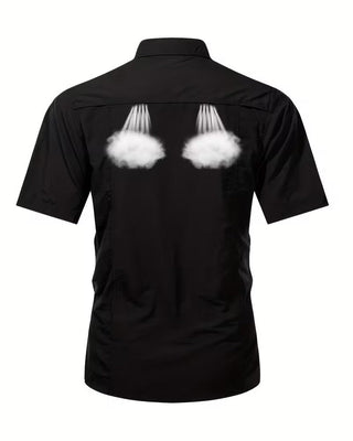 Chemise Respirante Décontractée À Manches Courtes