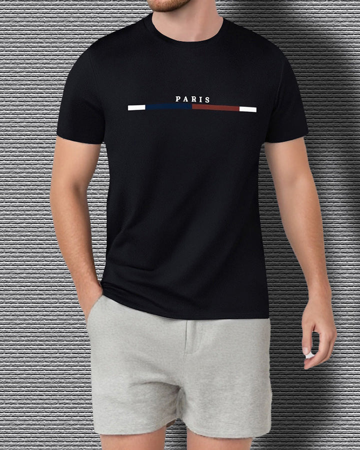 T-Shirt Séchage Rapide Encolure Ronde Manche Courte