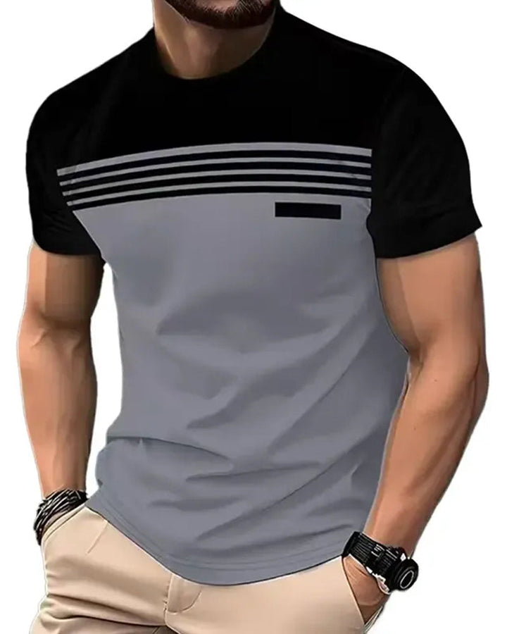 T-Shirt Hommes Respirant Séchage Rapide Manches Courtes
