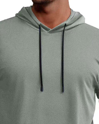 T-Shirt Capuche Séchage Rapide Manche Courte