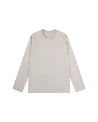 T-Shirt Homme Col Rond Manches Longues Fente