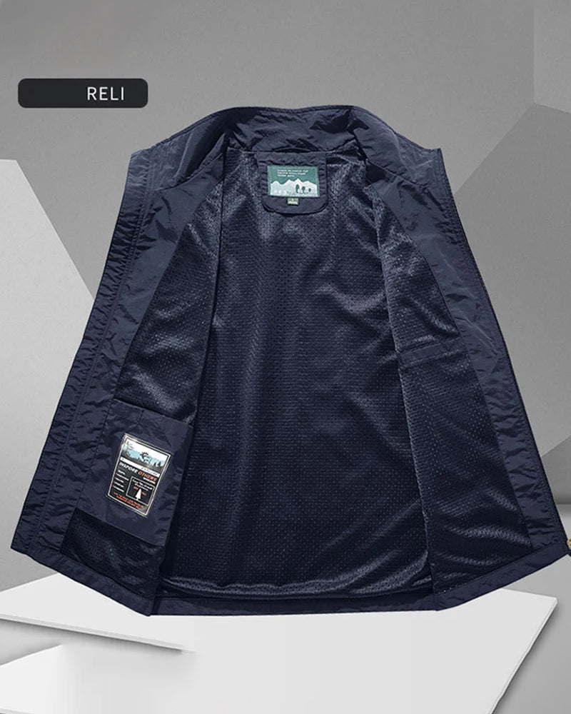 Soldes Limités Dans Le Temps – 50 % De Réduction🔥🧥 Veste Sans Manches Oversized Pour Homme Avec Poches