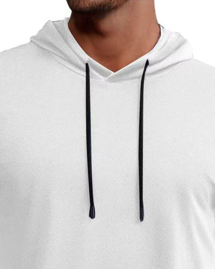 T-Shirt Capuche Séchage Rapide Manche Courte