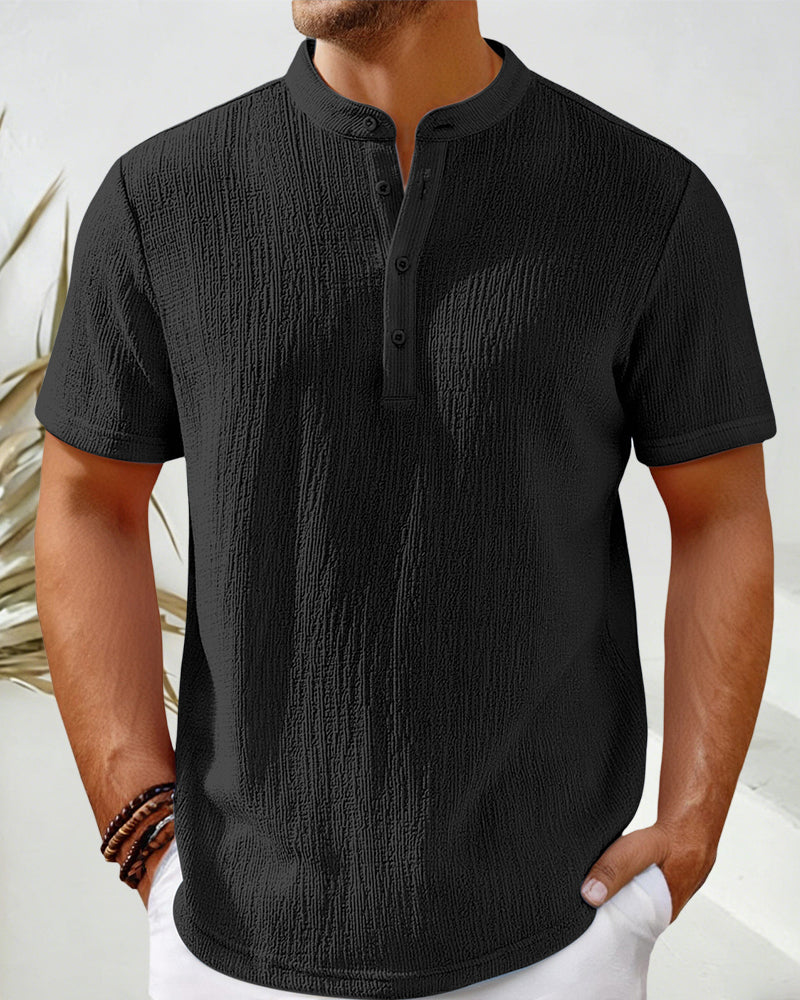 Chemise Unie Ample Henley