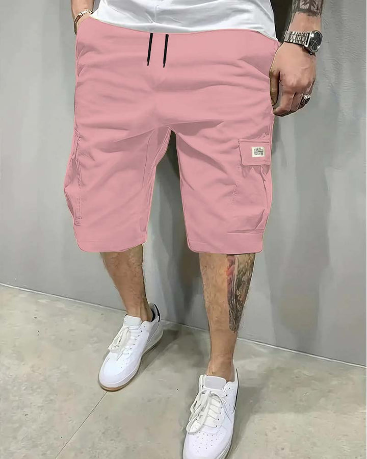 Shorts Homme Taille Mi-Haute À Cordon