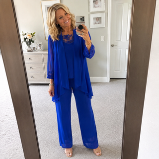 Éléonore | Ensemble Veste Fluide et Pantalon Large
