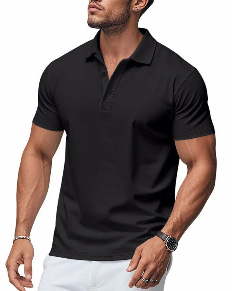 T-Shirt Homme Séchage Rapide Manches Courtes Col