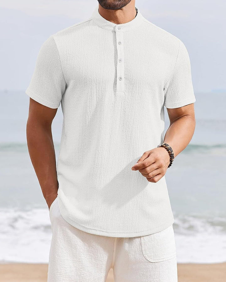 Chemise Unie Ample Henley