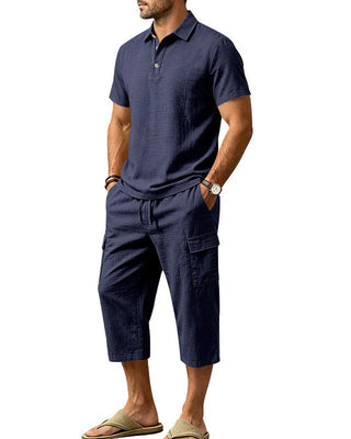 Set Haut Polo Pantalon Capri