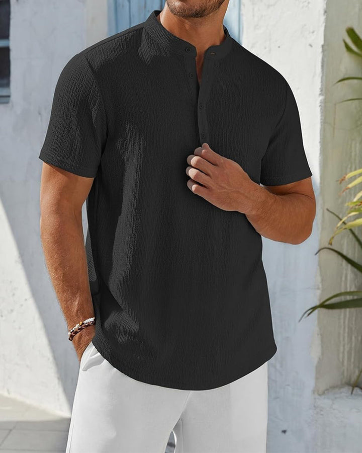 Chemise Unie Ample Henley