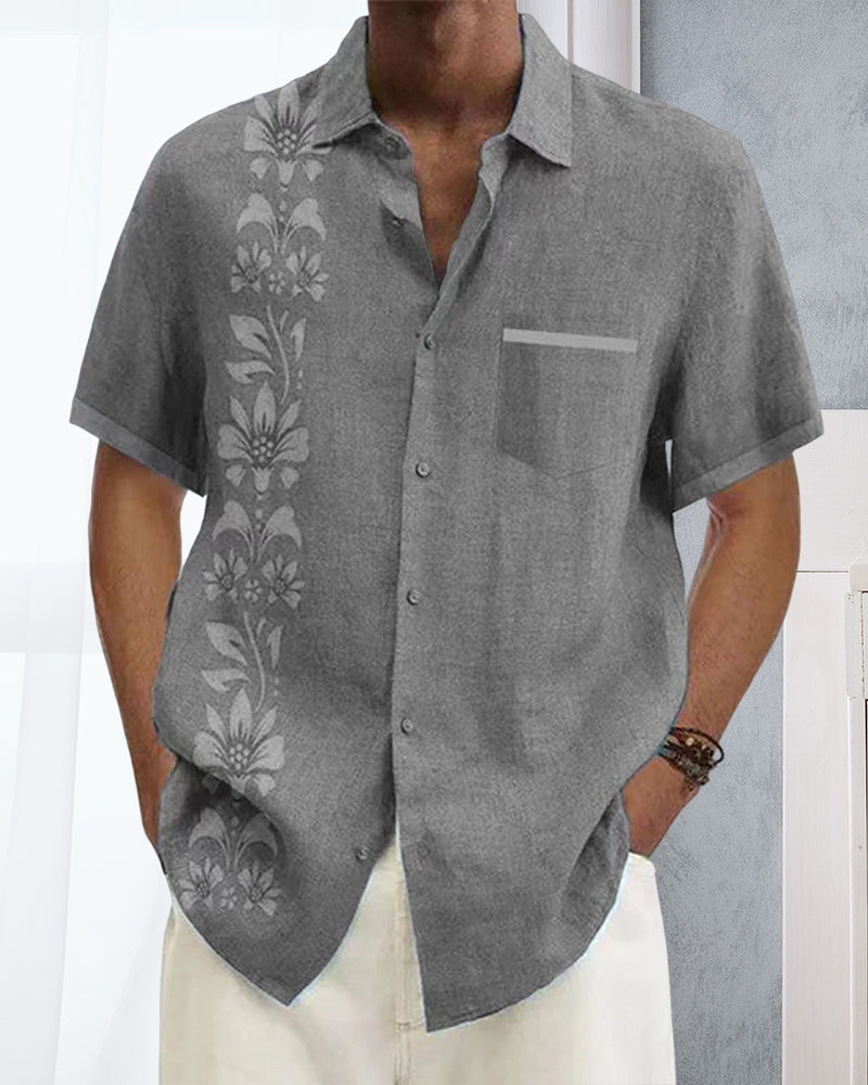 Chemise à manches courtes avec imprimé
