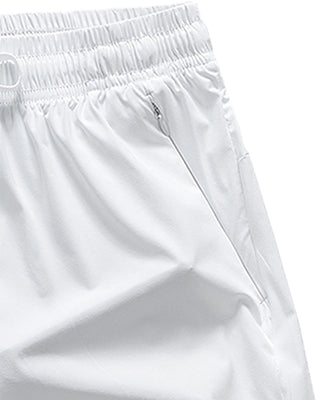 Shorts Hommes Taille Élastique Poche Séchage Rapide Ice-Soie Sport
