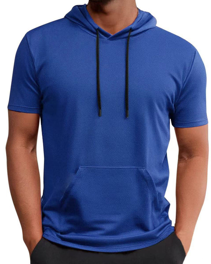 T-Shirt Capuche Séchage Rapide Manche Courte