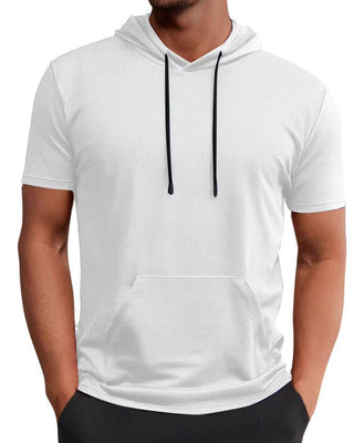 T-Shirt Capuche Séchage Rapide Manche Courte