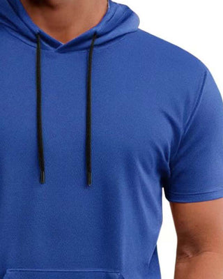 T-Shirt Capuche Séchage Rapide Manche Courte