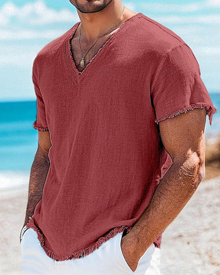 T-Shirt Homme Uni Manche Courte