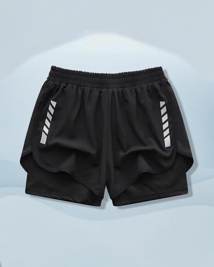 Short Hommes Style Boxeur Double Couche Pudeur