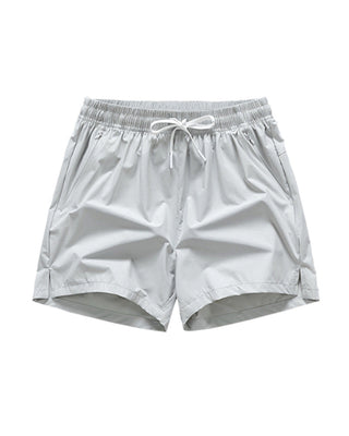 Shorts Hommes Taille Élastique Poche Séchage Rapide Ice-Soie Sport