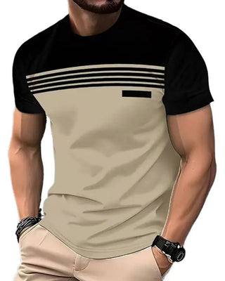 T-Shirt Hommes Respirant Séchage Rapide Manches Courtes