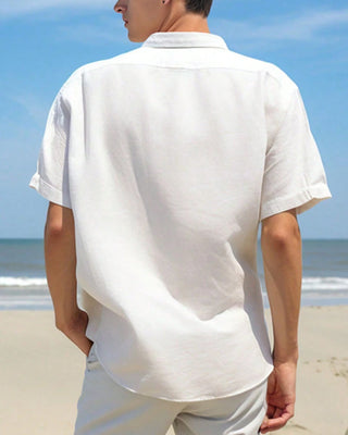 Chemise Homme Manche Courte Bouton