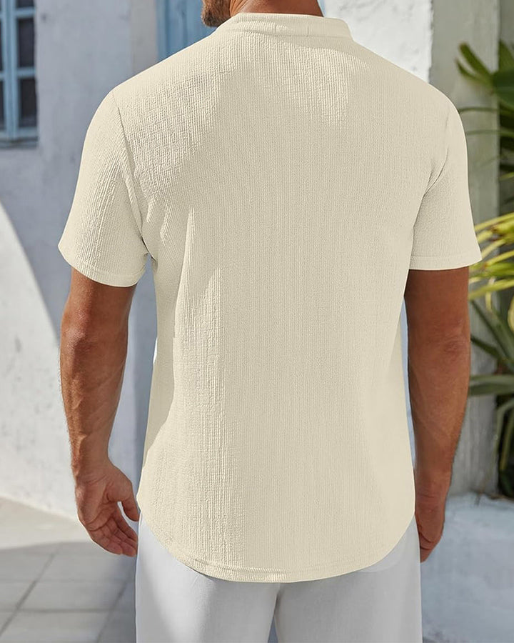 Chemise Unie Ample Henley