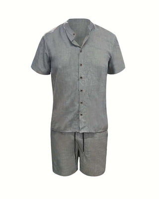 Ensemble Hommes Chemise Manches Courtes Et Short