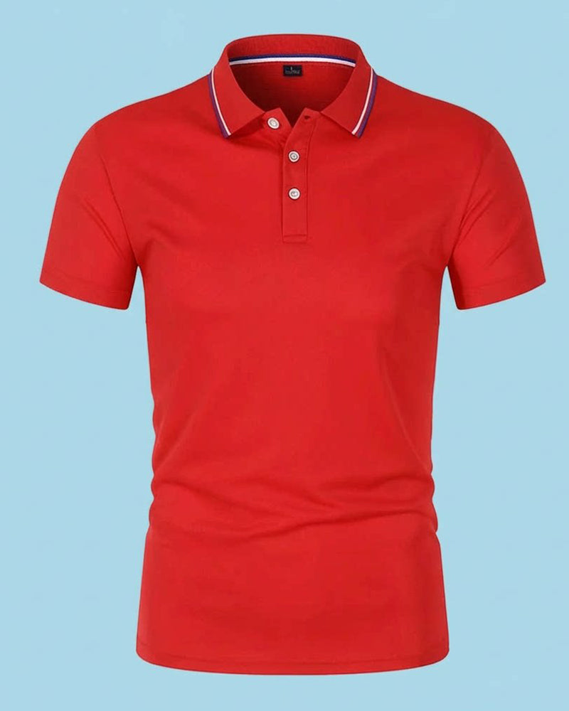 Chemise Revers Respirant Manche Courte
