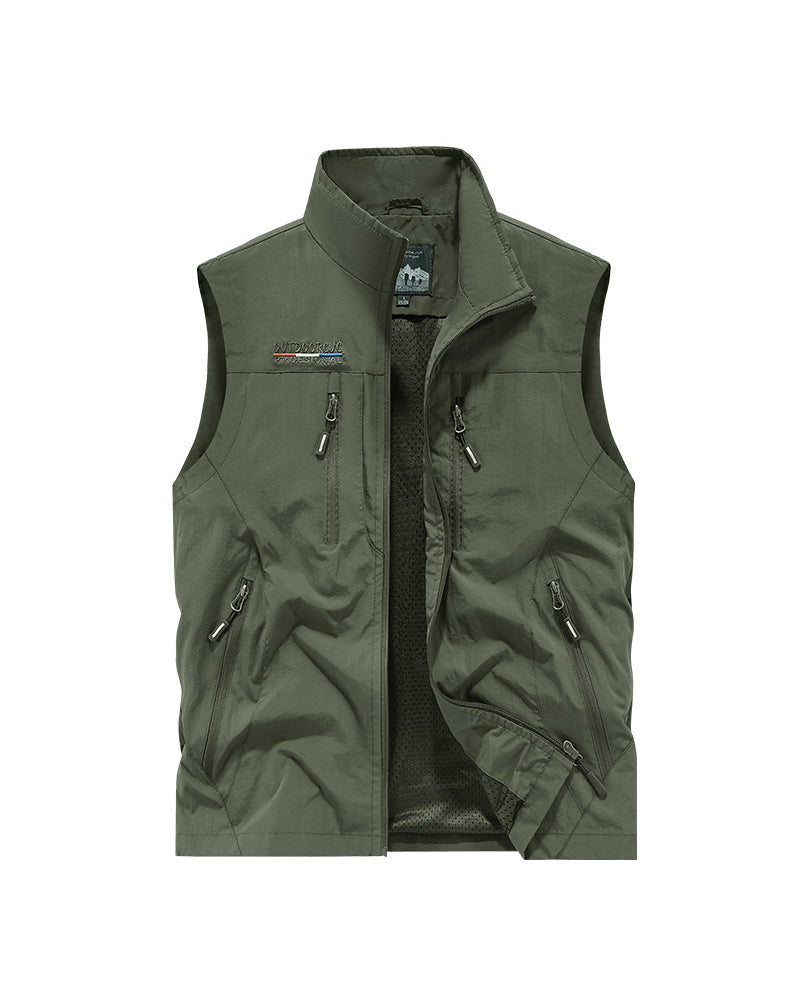 Soldes Limités Dans Le Temps – 50 % De Réduction🔥🧥 Veste Sans Manches Oversized Pour Homme Avec Poches