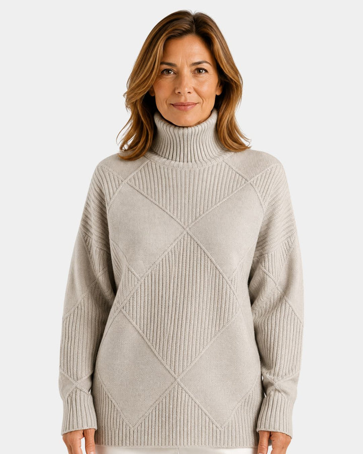 Lauren | Pull luxe à col haut