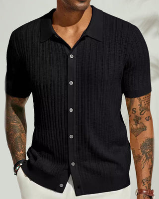 Chemise Homme Uni Creuse Respirante