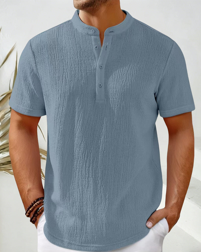 Chemise Unie Ample Henley