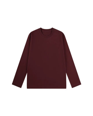 T-Shirt Homme Col Rond Manches Longues Fente