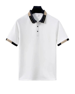 Chemise Bloc De Couleur Manche Courte Polo