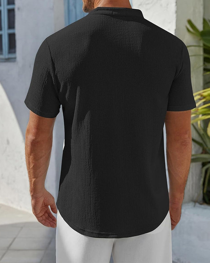 Chemise Unie Ample Henley