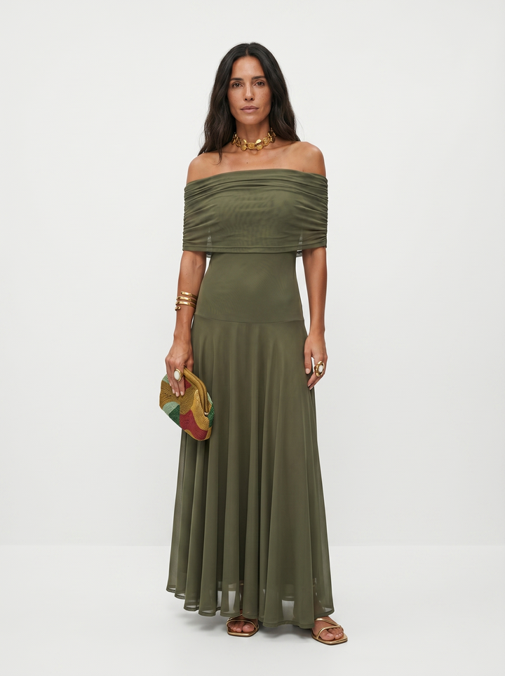 Jeanine | Robe longue élégante et épurée