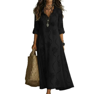 Mathilde | Robe Longue Fleurie d&