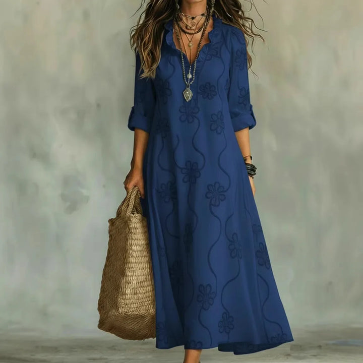 Mathilde | Robe Longue Fleurie d&
