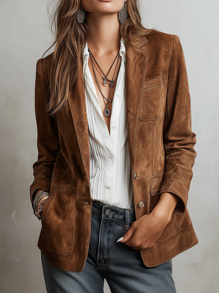 Marcelle | Blazer Vintage Marron