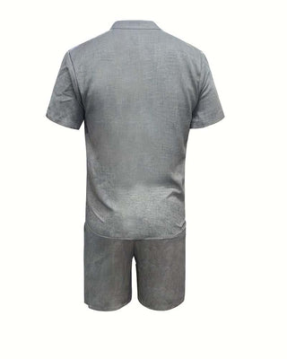 Ensemble Hommes Chemise Manches Courtes Et Short