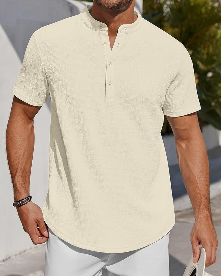 Chemise Unie Ample Henley
