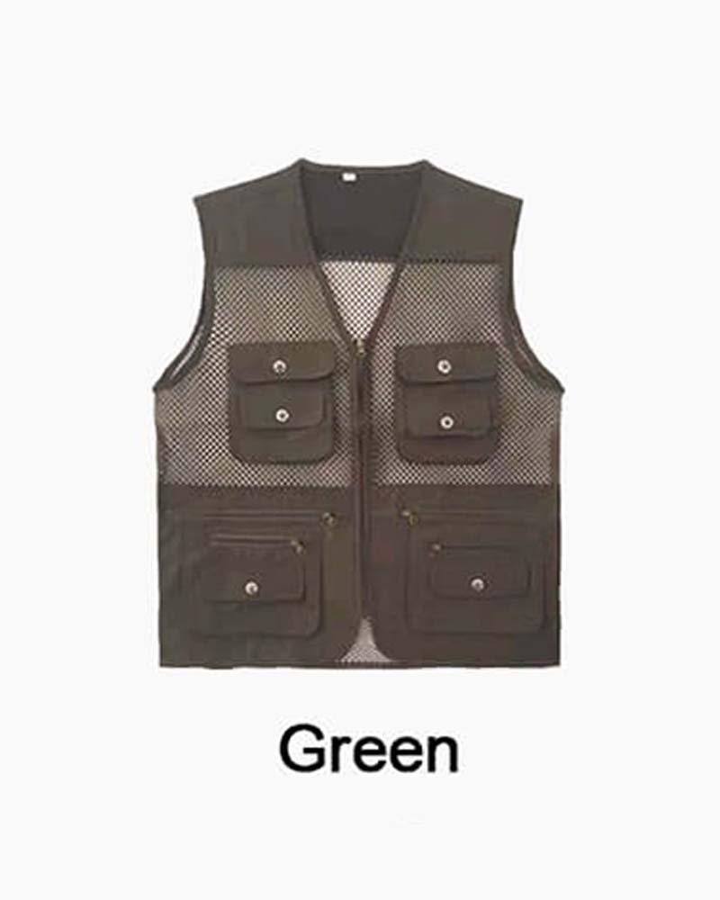 Gilet Multi-Poche Maille