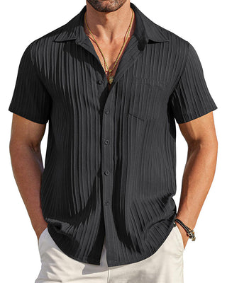 Chemise Homme Col Boutonné Rayée
