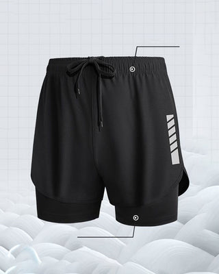 Short Hommes Style Boxeur Double Couche Pudeur