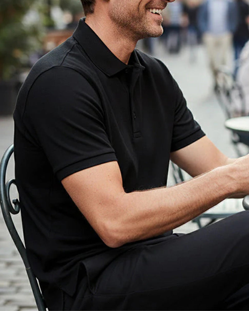T-Shirt Homme Séchage Rapide Manches Courtes Col