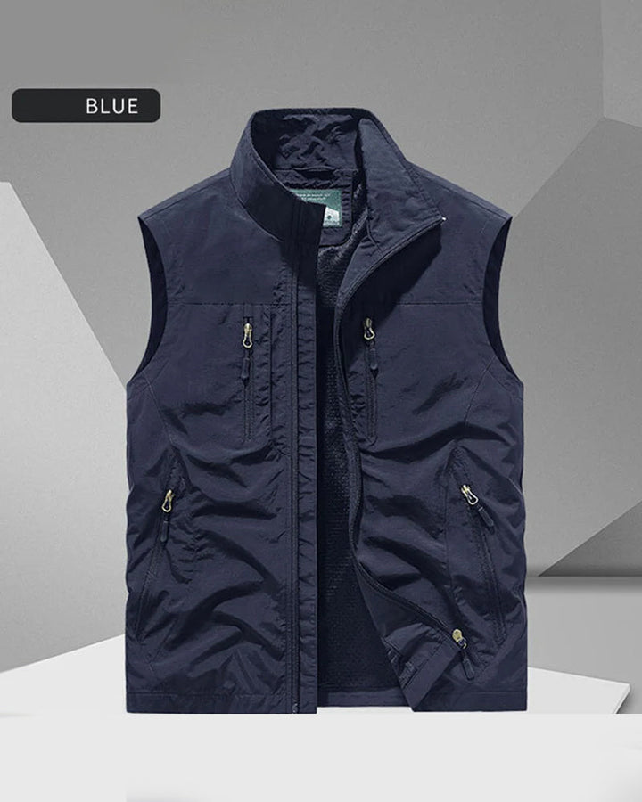 Soldes Limités Dans Le Temps – 50 % De Réduction🔥🧥 Veste Sans Manches Oversized Pour Homme Avec Poches