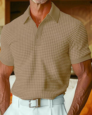 T-Shirts Revers Bouton Manches Courtes Polo