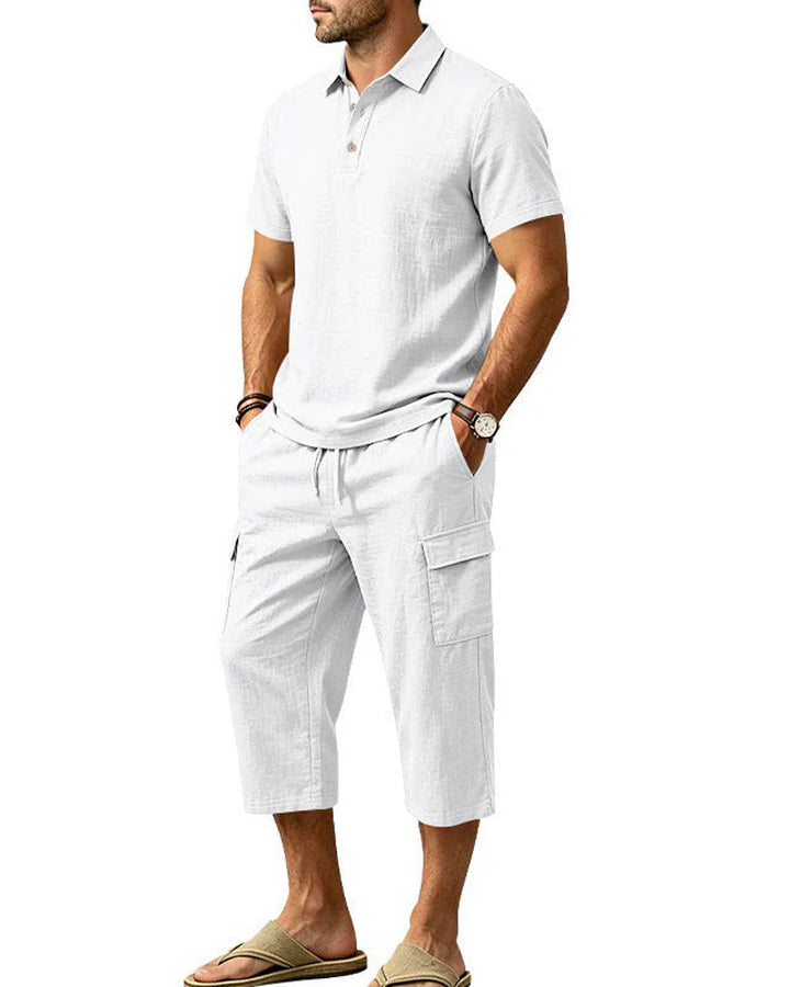 Set Haut Polo Pantalon Capri