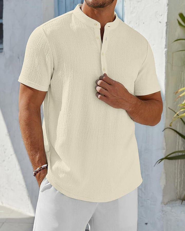 Chemise Unie Ample Henley