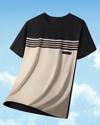 T-Shirt Hommes Respirant Séchage Rapide Manches Courtes