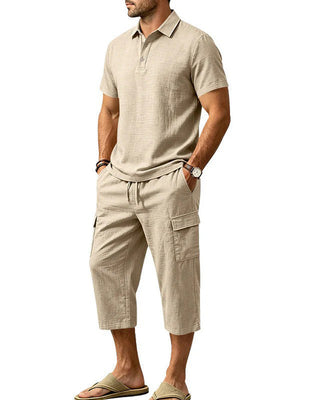 Set Haut Polo Pantalon Capri